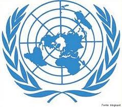 Logo da ONU. Nações Unidas