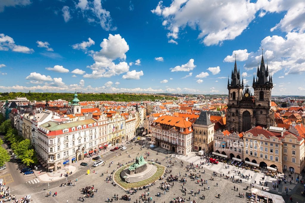 Praga na Republica Tcheca é um destino turístico europeu 