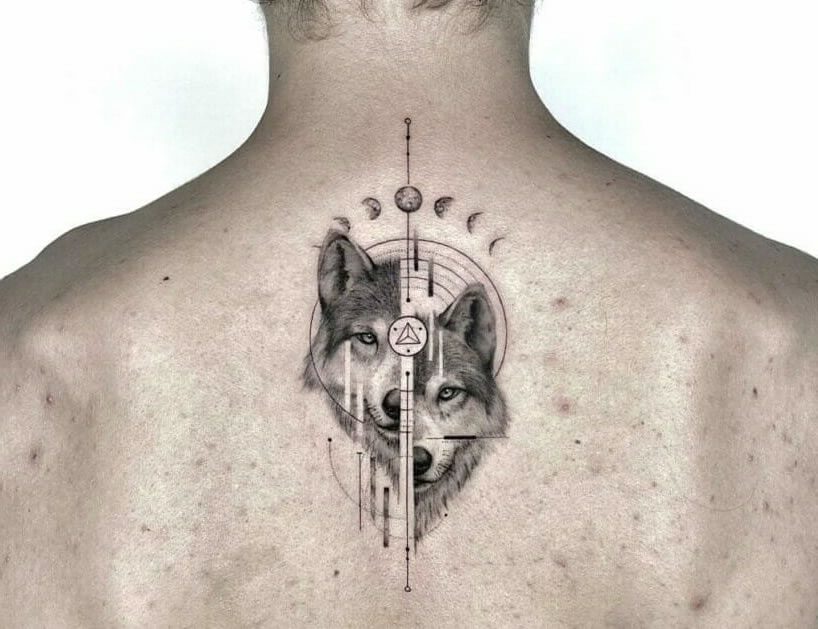 significado da tatuagem de lobo nas costas